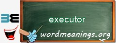 WordMeaning blackboard for executor